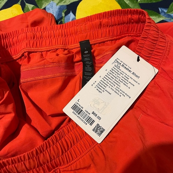 NWT Lululemon Pace Breaker Short 7” LL unisex - Picture 2 of 3